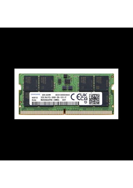 SAMSO5600/32, 32GB, Ddr5, 5600MHZ, CL46, 1.1V Notebook Ram (M425R4GA3BB0-CWW0L)