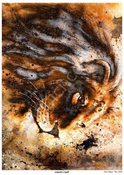 Lineart Craft Pirinç Dekopaj Kağıdı Model - 1254