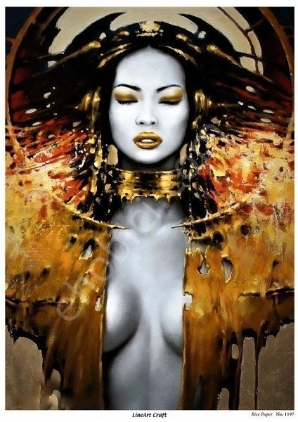 Lineart Craft Pirinç Dekopaj Kağıdı Model - 1197