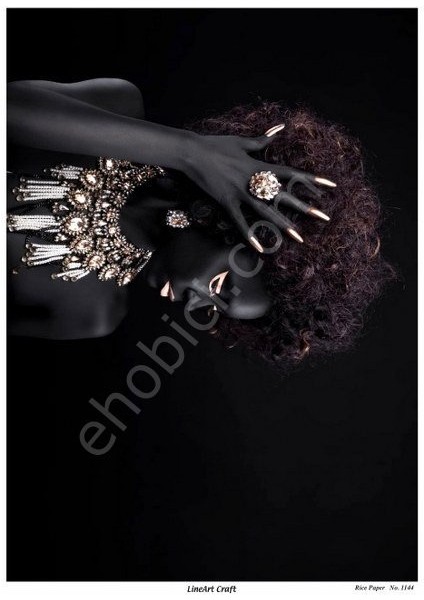 Lineart Craft Pirinç Dekopaj Kağıdı Model - 1144