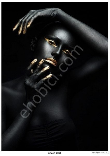 Lineart Craft Pirinç Dekopaj Kağıdı Model - 1252