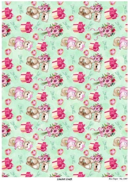 Pirinç Dekopaj Kağıdı Model - 1597