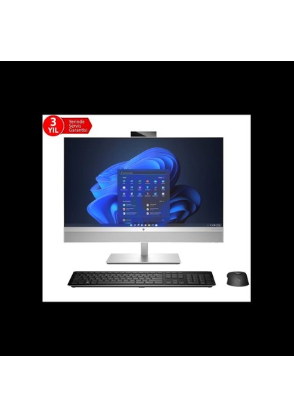 5V8B2ES, Eliteone 870 G9, İ9-14900, 27" Dokunmatik Ekran, 32GB Ddr5 Ram, 1tb Ssd, Paylaşımlı Ekran Kartı, Windows 11 Pro, All In One Pc, Gri (3 Yıl Yerinde Servis)