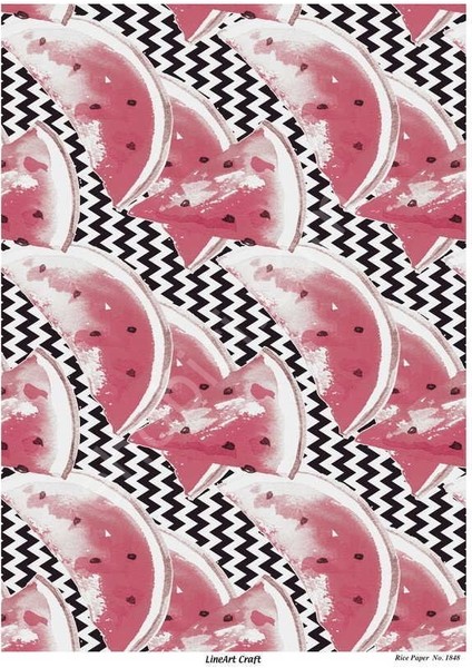 Pirinç Dekopaj Kağıdı Model - 1848