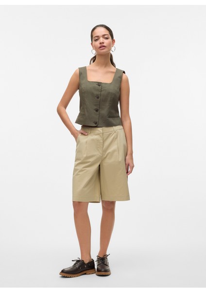 Yeşil Kadın Yelek Vmchıra Sl Waıstcoat