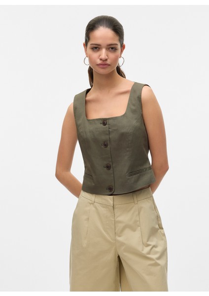 Yeşil Kadın Yelek Vmchıra Sl Waıstcoat fiyatları