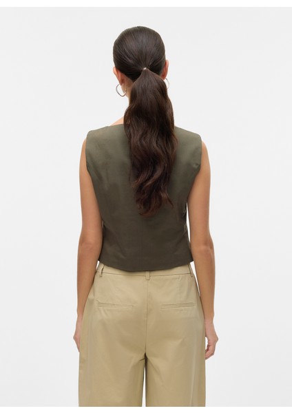 Yeşil Kadın Yelek Vmchıra Sl Waıstcoat indirimleri