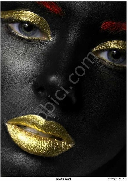 Lineart Pirinç Dekopaj Kağıdı Model - 1817