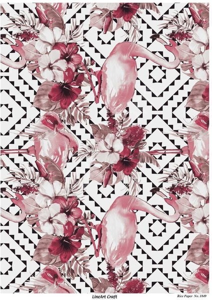 Pirinç Dekopaj Kağıdı Model - 1849