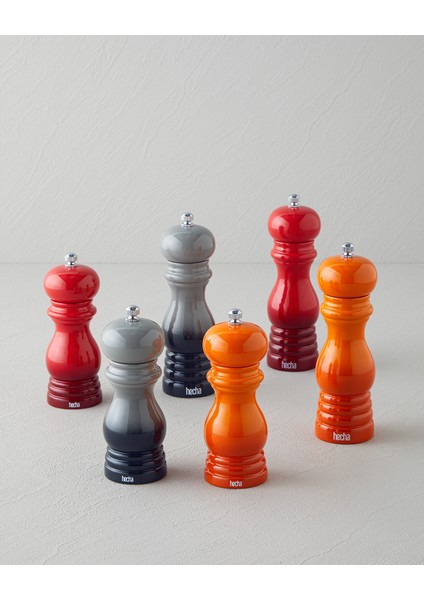 Meşe Değirmen 15 cm Kırmızı