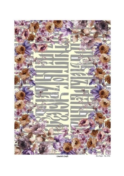 Pirinç Dekopaj Kağıdı Model - 2761