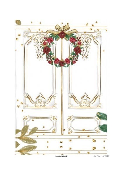 Yılbaşı Pirinç Dekopaj Kağıdı Model - Y123