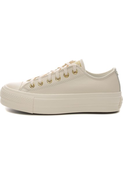 CA12765C Converse Chuck Taylor All Star Lıft Kadın Spor Ayakkabı Krem
