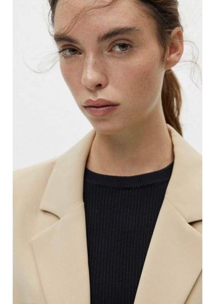 Katlı Yaka Maskülen Blazer fiyatları