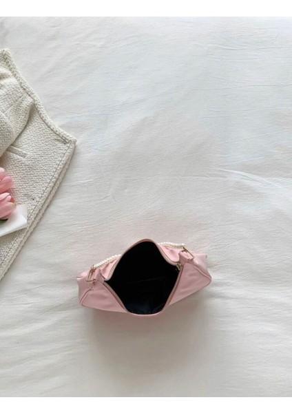 Ithal Y2K Coquette Pembe Incili Kol Çantası fırsatları