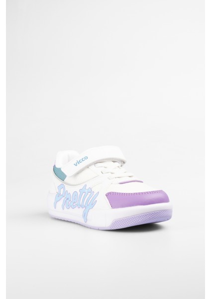 Pretty 220.P25Y.113 Anatomik Taban Kız Çocuk Işıklı Sneaker Ayakkabı Beyaz 29-33