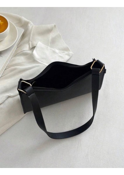 Y2K Coquette Siyah Baget Pinterest Çanta