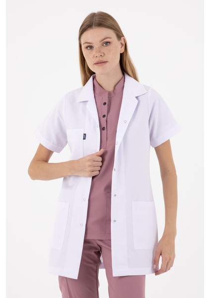Beyaz Tunik Boy, Kısa Kol, Klasik Yaka, Doktor Önlüğü fiyatları