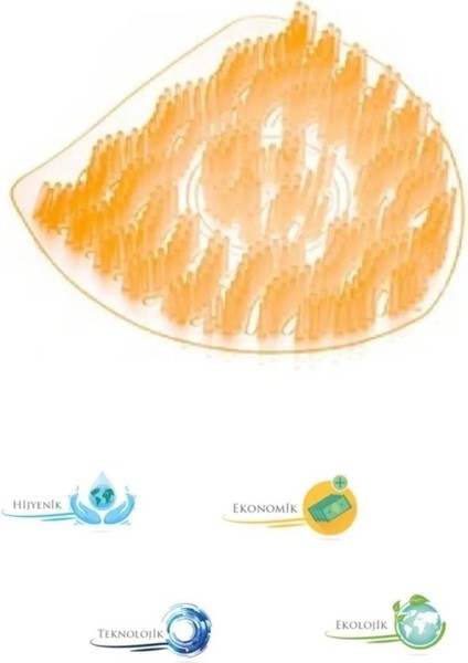 48'li Set Mango Kokulu Pisuvar Süzgeci – Lavabo Yer Gideri Koku Giderici Hijyenik Tuvalet Matı