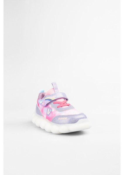 Kız Çocuk Pembe Işıklı Balloon Sneaker