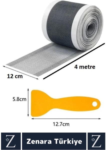 Suya Dayanıklı 0.55 mm Delikli Sineklik Tamir Kiti Gider Süzgeci Saç Kıl Ayırıcı 12 cm x 4 Metre fırsatları