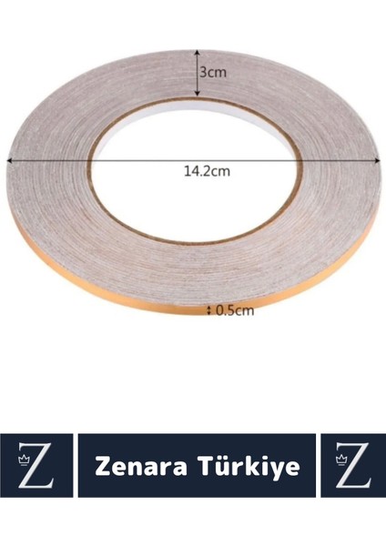 Premium Kendinden Yapışkanlı Su Geçirmez Fayans Arası Gold Şerit Derz Bant 0.5 cm x 50 Metre 4 Adet indirimleri