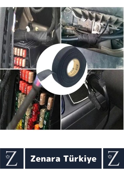 Isıya Dayanıklı Yüksek Aşınma Dirençli Kalıntı Bırakmaz Kaymaz Alev Bant 10 Metrex3 Adet modelleri