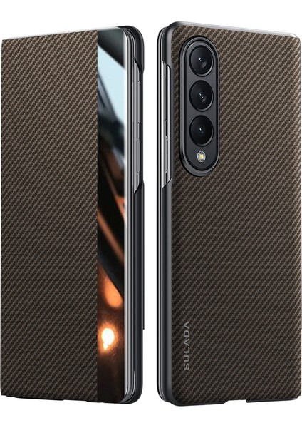 Samsung Galaxy Z Fold4 5g Kart Tutucu Deri Telefon Kılıfı (Yurt Dışından)