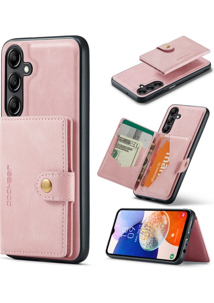 Samsung Galaxy A14 Deri + Tpu Kickstand Telefon Kılıfı (Yurt Dışından)