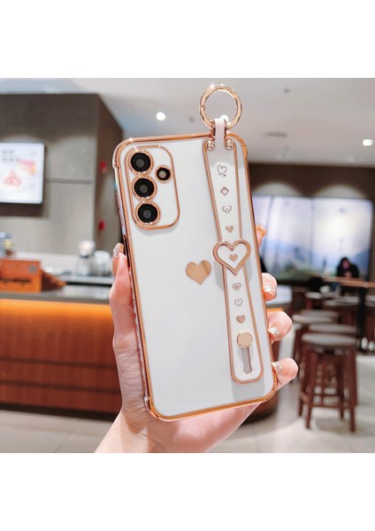 Samsung Galaxy A15 Tpu Telefon Kılıfı Bileklik Kickstand Tutucu (Yurt Dışından)