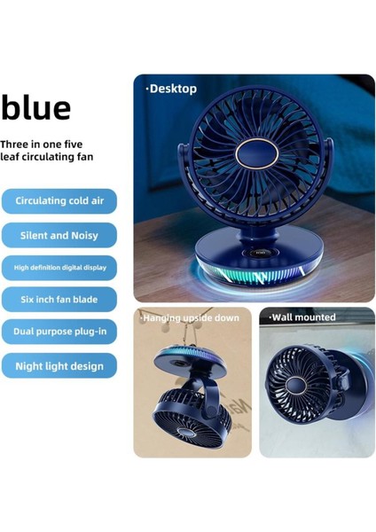 Şarjlı Masaüstü Mini Klima Serinletici Fan Rgb LED Işıklı Vantilatör Askılı Fan fırsatları