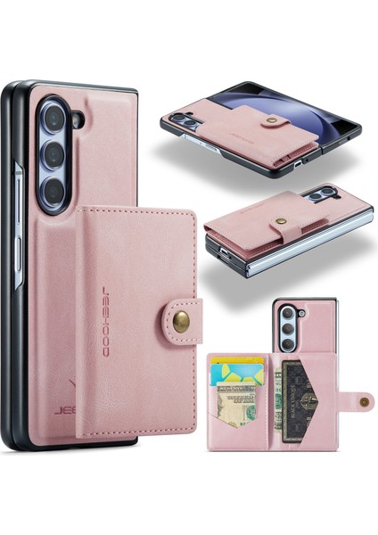 Samsung Galaxy Z Fold5 5g Kart Çantası Deri + Pc Katlanır Telefon Kapağı (Yurt Dışından)