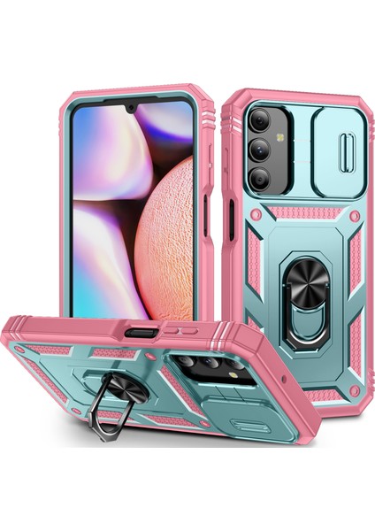 Samsung Galaxy A15 Tpu+Pc Slide Camshield Kickstand Telefon Kılıfı (Yurt Dışından)