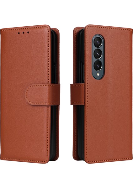 Samsung Galaxy Z Fold4 5g Pu Deri Telefon Kılıfı (Yurt Dışından)