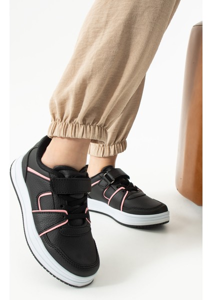Sneaker Çocuk Spor Ayakkabı Rahat Esnek Ergonomik Okul ve Dışarısı Için Uygun Suya Dayanıklı
