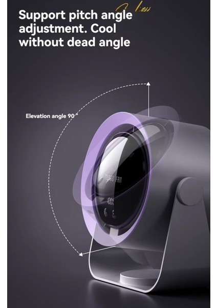 Şarjlı Masaüstü Fan Mini Klima LED Ekranlı Vantilatör Ev Ofis Için Serinletici Fan 2025 Yeni Model fırsatları