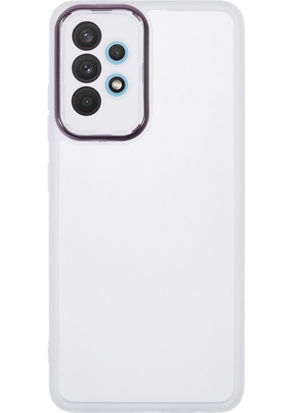 Samsung Galaxy M32 5g / A32 5g Elektroliz Kamera Çerçevesi Tpu Telefon Kapağı (Yurt Dışından)