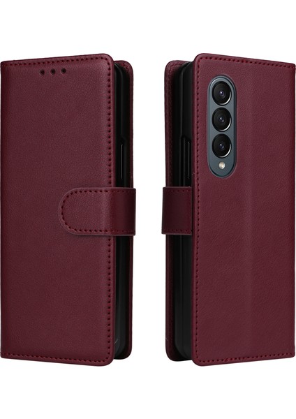 Samsung Galaxy Z Fold4 5g Pu Deri Telefon Kılıfı (Yurt Dışından)