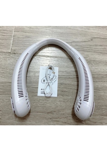 Boyunluk Fan Şarjlı Vantilatör Taşınabilir Boyun Fanı Şarj Edilebilir Hava Soğutucu