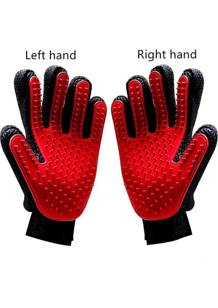 Moda Kauçuk Evcil Banyo Fırçası Çevre Koruma Silikon Eldiven Için Evcil Hayvan Masajı Evcil Hayvan Bakımı Eldiven Köpekleri Kediler Evcil Hayvan Malzemeleri: 1pcs/beden: 1 Adet Sol El (Yurt Dışından)