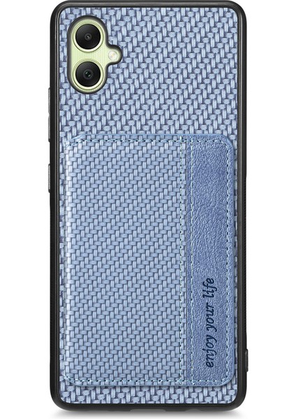 Samsung Galaxy A05 4g Kickstand Kart Yuvaları Deri+Pc+Tpu Telefon Kapağı (Yurt Dışından)