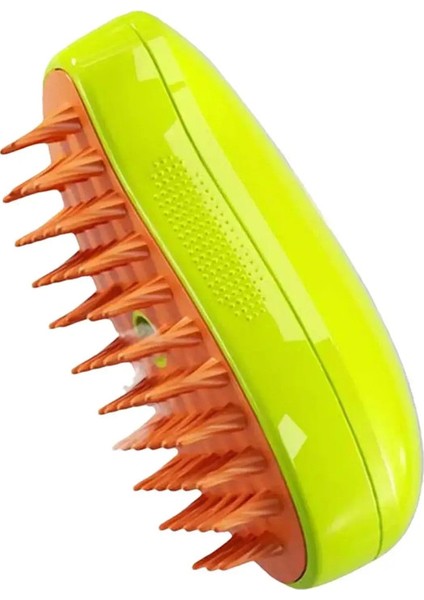 Kedi Buhar Fırçası Elektrikli Sprey Su Spreyisi Yavru Kedi Evcil Hayvan Tarakı Yumuşak Silikon Yükseltme Kedi Banyo Saç Fırçası Bakım Aksesuarları Yeni Renk:sarı/boyut:1 Adet (Yurt Dışından)