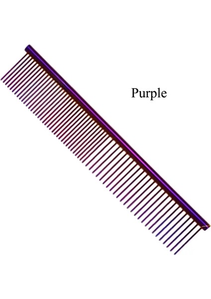 1pcs Pets Hair Removal Comb Stainless Steel Pet Grooming Brush Dogs Cat Removes Loose Cleaning Beauty Comb Portable Comb D0003A COLOR:D0002A-04 (Yurt Dışından)