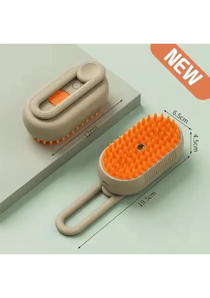 3 合 1 Köpek Saç Fırçası Kedi Saç Fırçası Elektrikli Evcil Hayvan Temizleme Fırçası Buhar Sprey Fırçası Masaj Epilasyon Tarak Anti Uçuş Fırçası: Beyaz (Yurt Dışından)