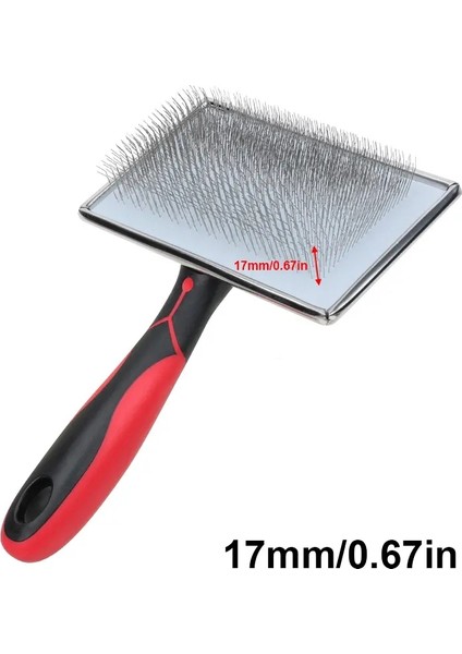 Evcil Köpek Tüy Temizleme Iğne Tarak Tüy Kesme Temizleme Fırçası Bakım Araçları Evcil Hayvanlar Yüzen Kıl Temizleme Bakım Araçları RENK:17MM (Yurt Dışından)