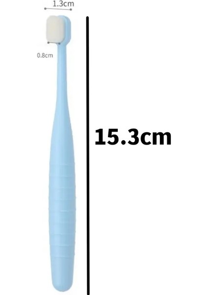 Pet Toothbrush Köpek Diş Fırçası Köpek Diş Temizleme Küçük Başlı Diş Fırçası Köpekler Ağız Oral Bakım 360 Derece Köpekler Diş Fırçaları Renk:b (Yurt Dışından)