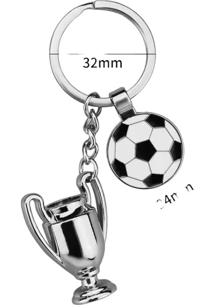 Futbol Hatıra Anahtarlık Futbol Taraftarları Anahtarlık Çanta Kolye Anahtarlık Dünya Kupası Avrupa Kupası Kupa Erkek Erkek Hediye Aksesuarları (Yurt Dışından)