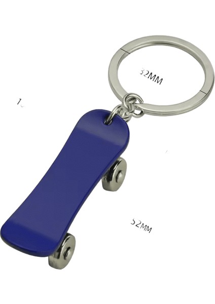 Sevimli Mini Parmak Kaykay Anahtarlık Kadın Erkek Ilginç Simülasyon Scooter Araba Anahtarlık Paten Sevenler Için Hatıra Hediyeler (Yurt Dışından)