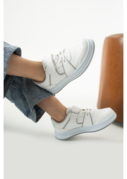 Sneaker Çocuk Spor Ayakkabı Rahat Esnek Ergonomik Okul ve Dışarısı Için Uygun Suya Dayanıklı