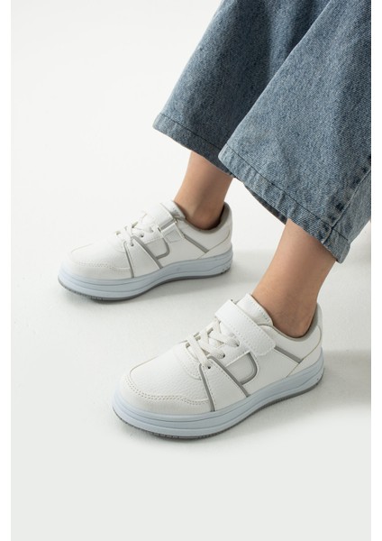 Sneaker Çocuk Spor Ayakkabı Rahat Esnek Ergonomik Okul ve Dışarısı Için Uygun Suya Dayanıklı